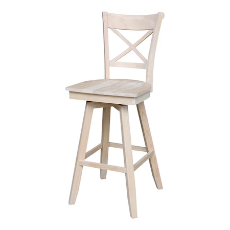 International Concepts Charlotte Bar Height stool - 30 in. Seat Height S-313SW
